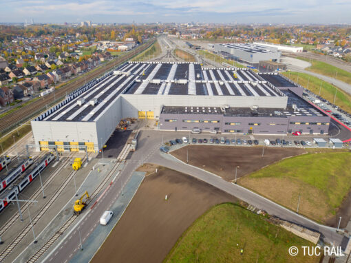 Multimodal train depot of Melle